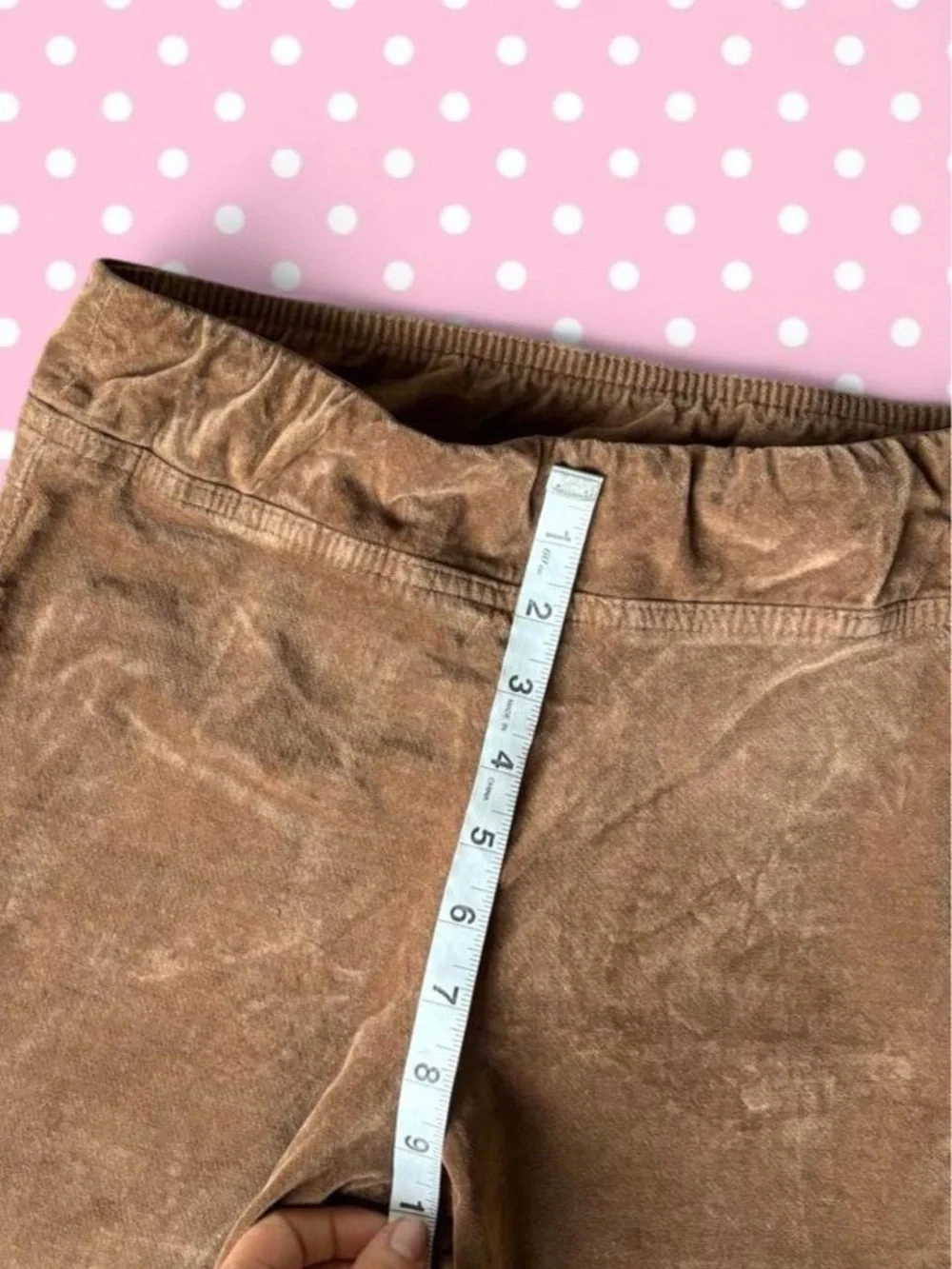 Free People Light Brown Corduroy Pull-On Pants